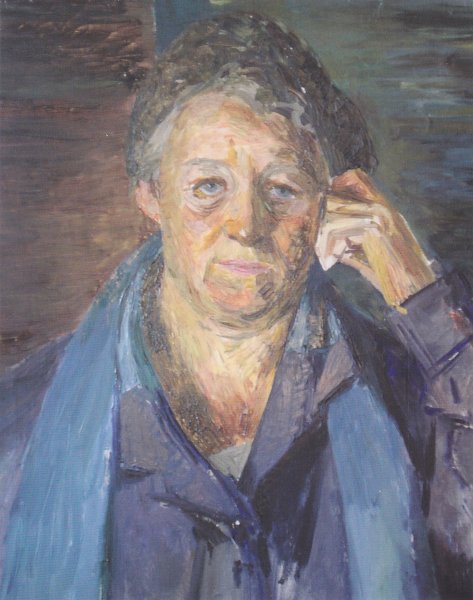 Porträt einer alten Dame