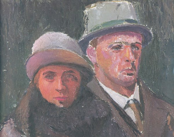 Selbstportrait mit Frau