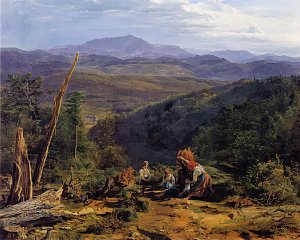Wienerwald Landschaft Kunstdruck