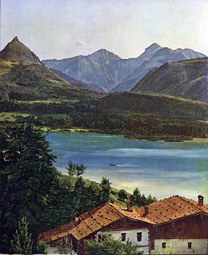 Wolfgangsee Kunstdruck