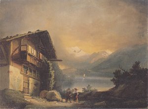Charlet in Hilterfingen Kunstdruck
