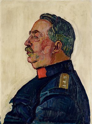 Portrait of General Wille Kunstdruck