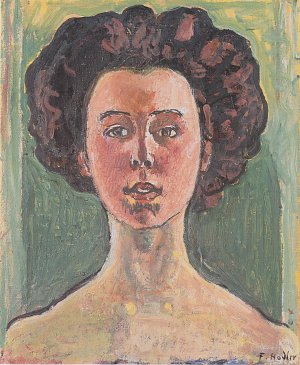 Portrait von Gertrud Müller Kunstdruck