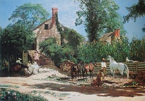 Altes Virginia Kunstdruck