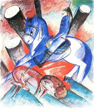Der heilige Julian Kunstdruck