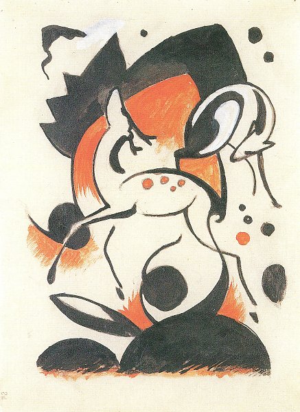 Komposition mit zwei Rehen