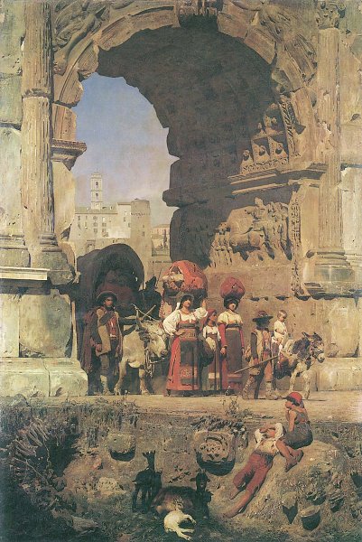 Der Titusbogen in Rom