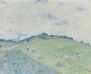 Hügel in Giverny Kunstdruck