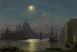 Blick auf Santa Maria della Salute Kunstdruck