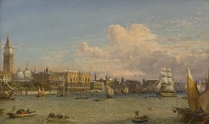 Blick auf Venedig Kunstdruck