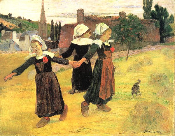Der Reigen der kleinen Bretoninnen