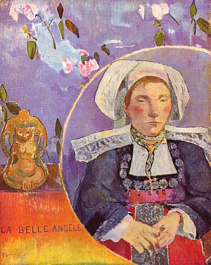 La belle Angele Kunstdruck