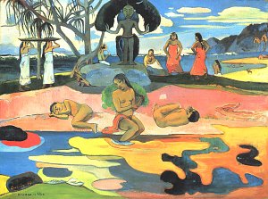 Sonntag Mahana no atua Kunstdruck
