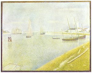 Der Kanal von Gravelines Kunstdruck