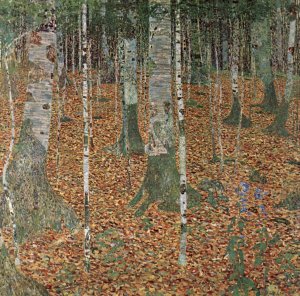 Birkenwald Kunstdruck