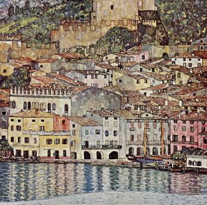 Malcesine am Gardasee Kunstdruck