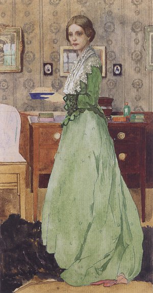 Martha Vogeler im Barkenhoff Kunstdruck