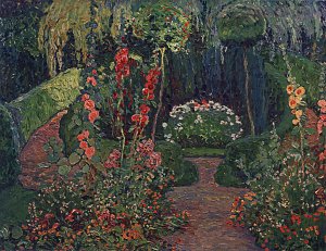 Sommergarten Kunstdruck