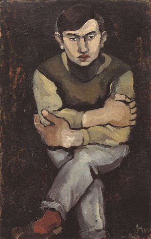 Porträt Edmond Kunstdruck