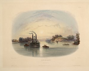 Ansicht vom Ohio Kunstdruck