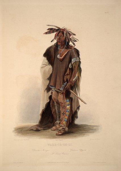 Ein Sioux Krieger