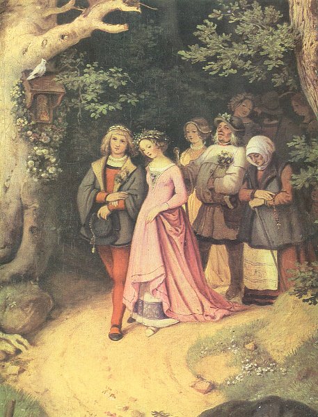 Brautzug im Fruehling Detail