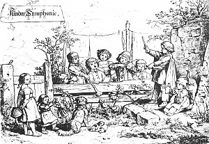 Kindersymphonie Kunstdruck