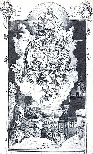 Weihnachtstraum Kunstdruck