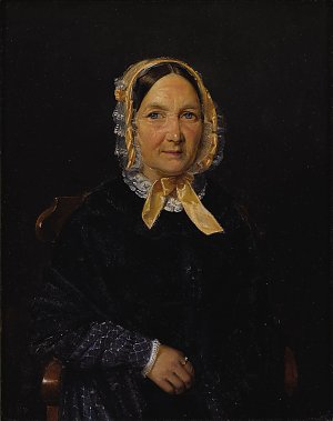 Eine suesse Frau Kunstdruck