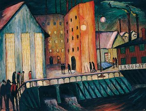 Nachtschicht 1924 Kunstdruck