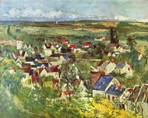 Blick auf Auvers Kunstdruck