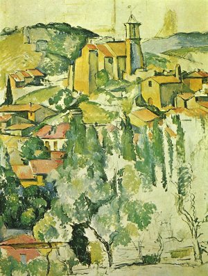 Blick auf Gardanne Kunstdruck
