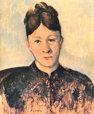 Portrait der Madame Cezanne 2 Kunstdruck
