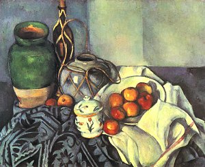 Stillleben mit aepfeln Kunstdruck
