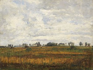 Moorlandschaft bei Dachau Kunstdruck