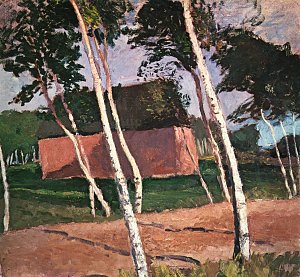 Worpsweder Landschaft Kunstdruck