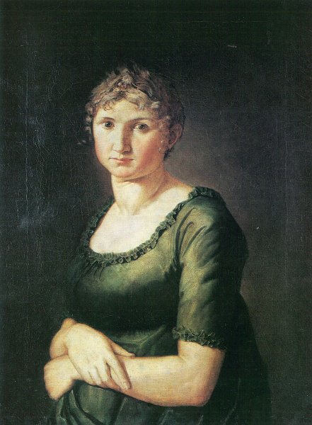 Bildnis Pauline im grünen Kleid