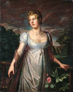 Bildnis der Wilhelmina Sophia Helwig Kunstdruck