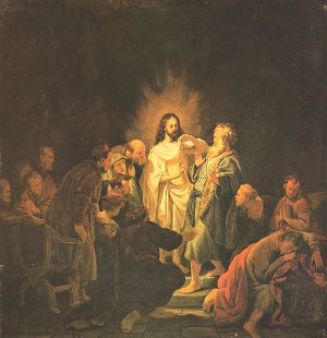 Der unglaeubige Thomas 1 Kunstdruck