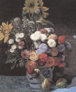 Blumen in einer Vase Kunstdruck