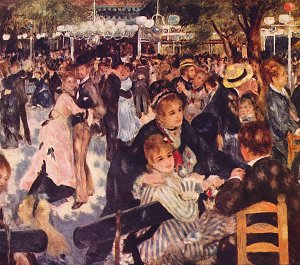 Der Ball im Moulin de Galette Kunstdruck