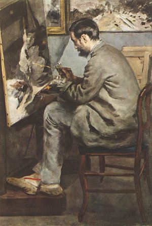 Der Maler Bazille im Atelier Kunstdruck
