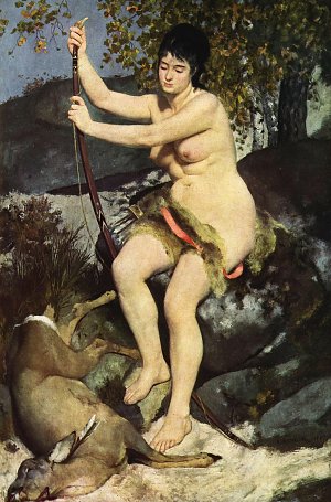 Diana als Jaegerin Kunstdruck