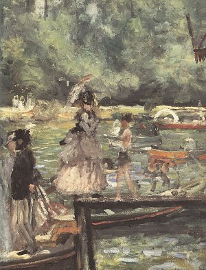 La Grenouillere Detail Kunstdruck