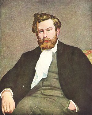 Portrait des Malers Alfred Sisley 2 Kunstdruck