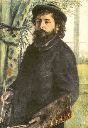 Portrait des Malers Claude Monet Kunstdruck