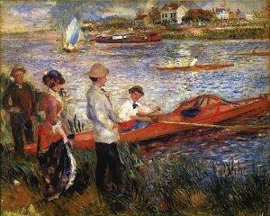 Ruderer von Chatou Kunstdruck