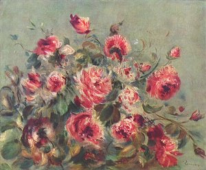 Stillleben Rosen von Vargemont Kunstdruck