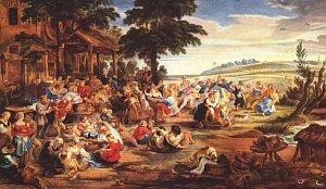 Bauernkirmes Kunstdruck