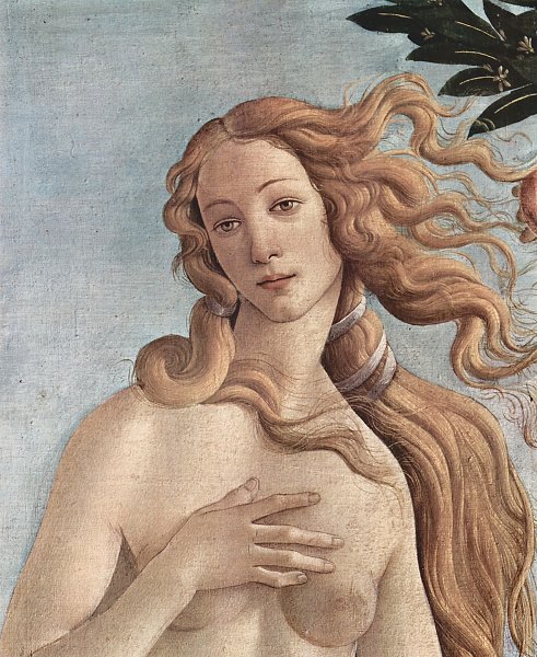 Geburt der Venus Detail 3